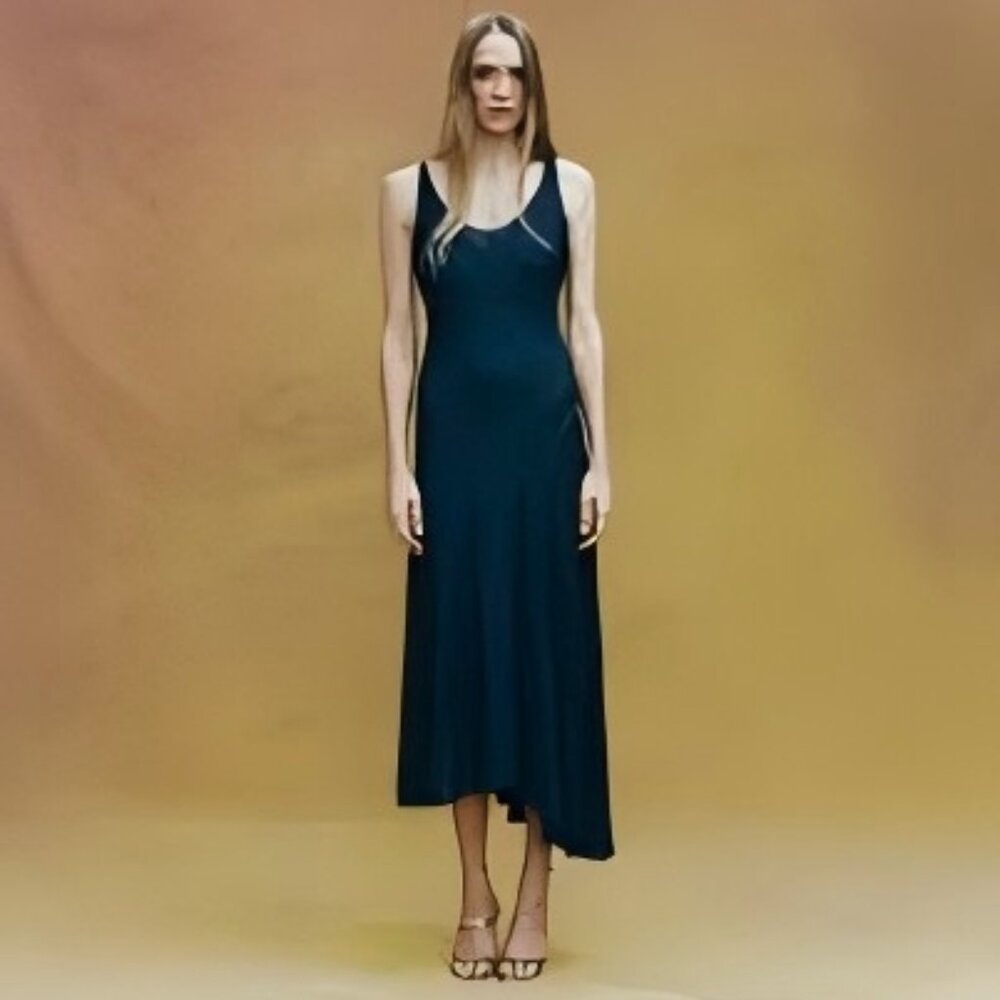 Brand new Realisation Par denim midi dress, only tried on once. Size S.